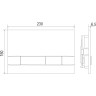 Сет: Инсталляция LEMARK PENEDA + кнопка смыва BIT хром глянец + унитаз GLAZER белый глянец 100801427